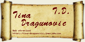 Tina Dragunović vizit kartica